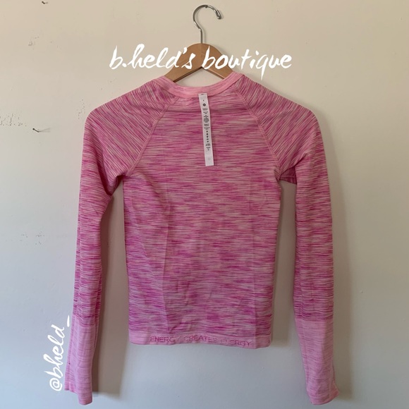 lululemon Swiftly Tech Long Sleeve Shirt 2.0 *RaceLength StrawberryMilkshake NWT - Picture 9 of 16